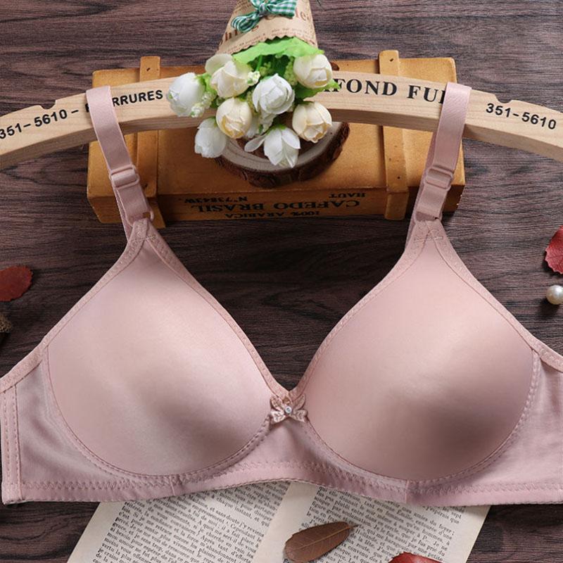 Ladies Comfort Bra Seamless No Steel Ring Large Size Comfortable Gathering Shape Adjustable Bra Anti-Sagging Bra