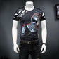 WTEMPO T-Shirt Men Shirt Summer Print Hip Hop T-Shirt Slim Casual Tops