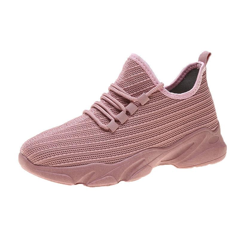 Spring Autumn Fashion Women's Shoes Student Breathable Single Shoes Fashion All-match Sports Running Shoes