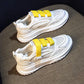 Velcro White Shoes Thin Sports Casual Shoes Mesh Breathable Women's Shoes Ins Tide Wild