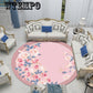 Chinese round carpet vintage wind carpet living room carpet soft room carpet sofa cushion yoga mat