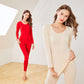 Women Long Sleeve Thermal Underwear Women Winter Tight Suit Sexy Pajamas Autumn Spring Windproof High Elasticity Slim Comfortable Breathable Versatile