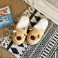 Cotton Slippers Female Cute Piggy Slippers Female Winter Plush Warm Home Baotou Slippers Soft and Breathable Comfortable