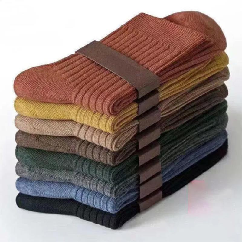Socks Women's Korean Version of The Tube Socks Spring and Autumn Ins Tide All-match Pile Socks Cute Solid Color Women's Long Tube Stockings