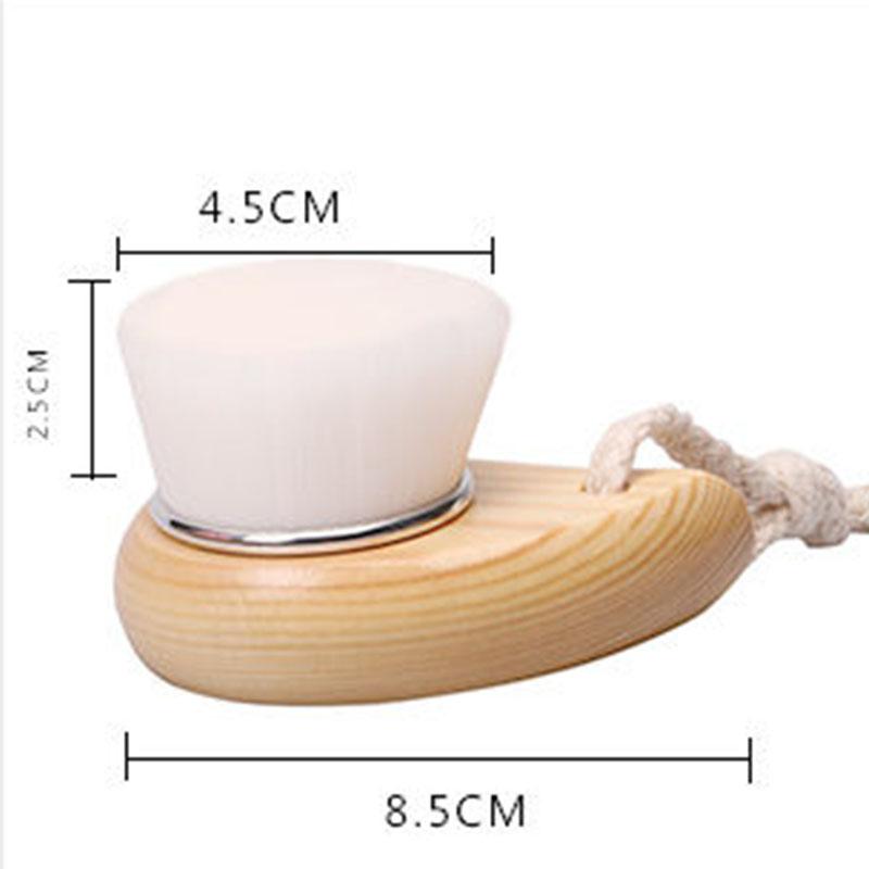 Silicone Facial Cleansing Brush Manual Double-sided Facial Deep Cleansing Skin Brush Soft Hair Cleansing Massage Brush Vibrato Artifact