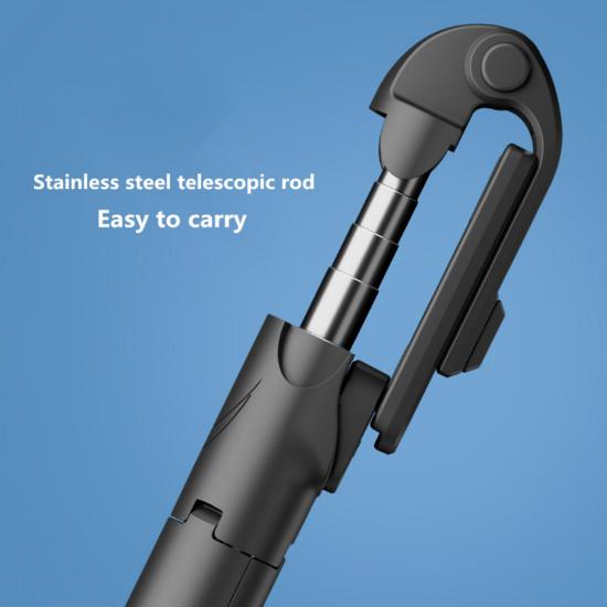 Bluetooth Wireless Selfie Stick Mini Tripod Extendable Monopod with Remote Shutter for IOS Android Smart Phone