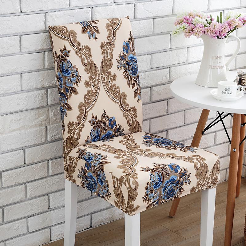 Elastic Chair Covers With Backrest Stretch Removable Dining Seat Case Protector Home Decorative