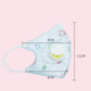 Kids face Mask 4 Layer Filter Protective Mask Anti Dust PM2.5 Masks Respirator mask with Valve