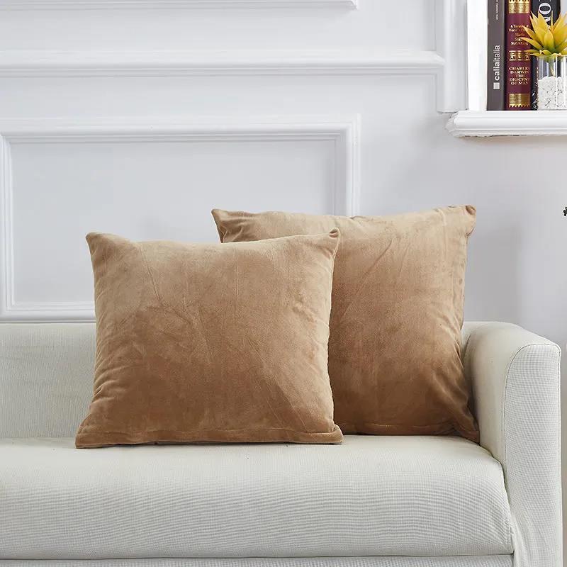 Pillow Girls Sleeping Suede Cushion Sofa Office Bed Back Cushion Waist Cushion Bedside Pillowcase with Core