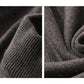 Autumn and Winter Thick Solid Color Knitted Half High Neck Micro Korean Loose Bottoming Sweater Men