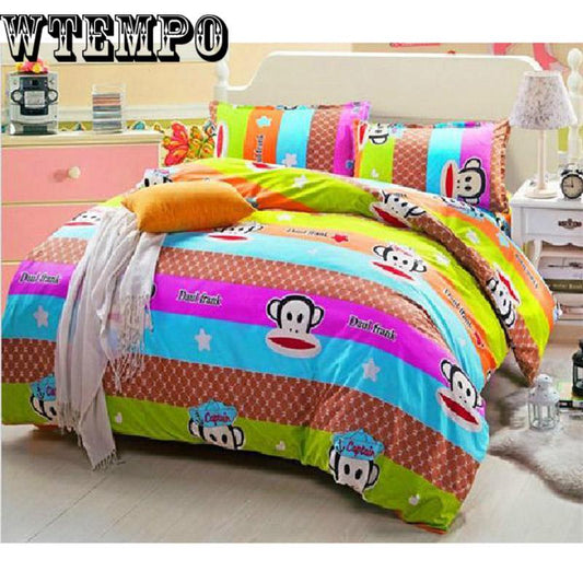Bedding Set Comfortable Soft Cotton Printed Quilt Cover Four-piece Bedroom Home