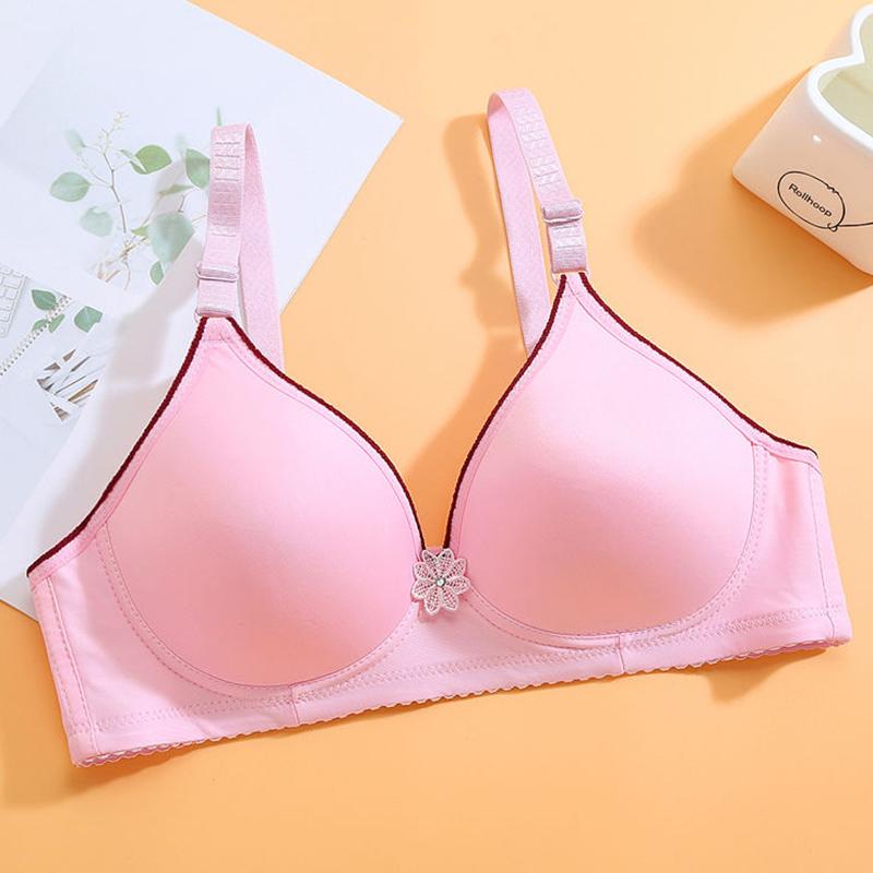 Thin and Large Size No Steel Ring Bra Middle-aged and Elderly Mothers Underwear Ladies Bra