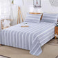 Bedding Three-piece Set Pure Cotton One-piece Bed Sheet Two Pillowcases Four Seasons Universal Naked Sleep Thick Cotton Washable