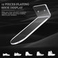 12-Piece Floating Shoe Display Stand for Wall Mount Including Acrylic Floating Sneaker Stand Shoe Rack with Phillips Screws, Extension Tube and Tape