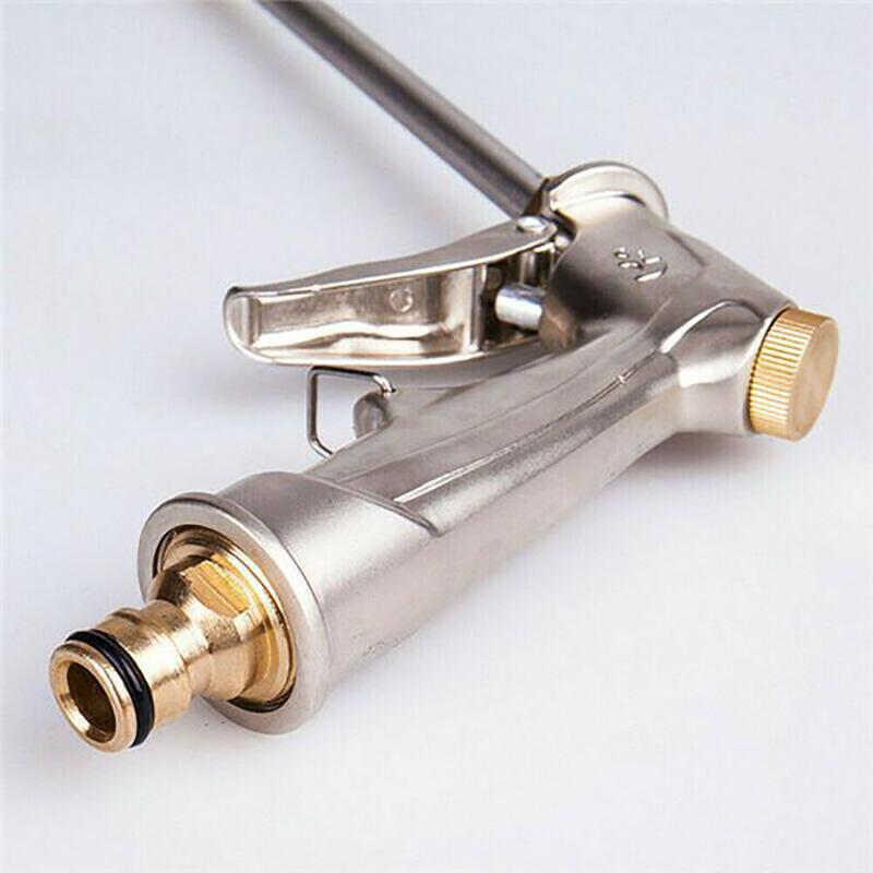 All Metal High Pressure Water Gun Set 10/15/20m Water Pipe Car Wash Gun Household Portable Watering Gun Garden Tool