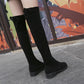 Autumn and winter boots woman high boots boots flat boots women trend wild snow boots