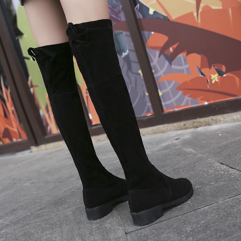 Autumn and winter boots woman high boots boots flat boots women trend wild snow boots