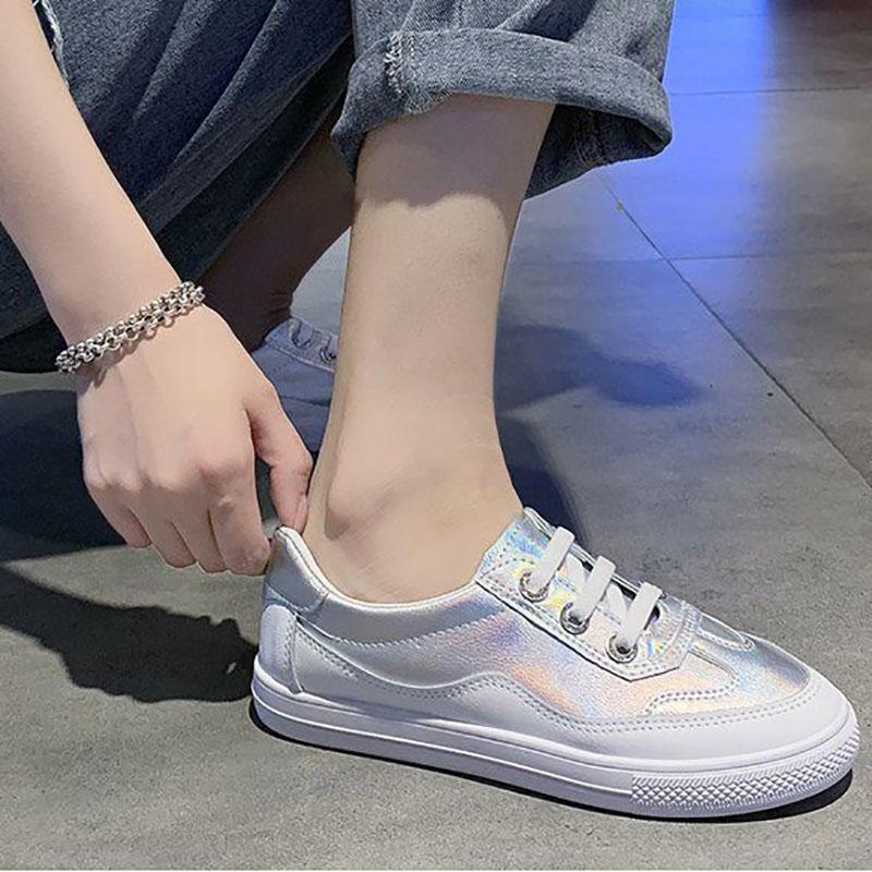 Colorful Laser Women's Shoes Sports Shoes Spring and Summer Students Korean Style Casual Shoes