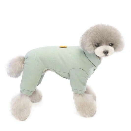 Puppy Dog Padded Coat Four-legged Winter Clothes Thick Warm Teddy Bear Small Dog Puppy Comfortable Coats Outdoor Outfit Clothing