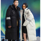 Over-the-knee Long Down Jacket Winter Men's and Women's Mid-length Tooling Thickened Korean Version Couple Decoration Body Coat Slim Coat