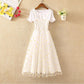 Small Daisy Dress Women's Slim Slim Fairy Temperament Sling Mesh Skirt Two-piece Set