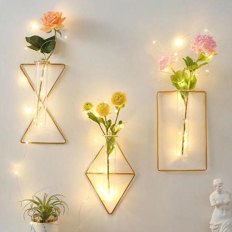 Wall Mounted Flower Stand Iron Art Flower Arrangement Flower Device Wall Decoration Pendant