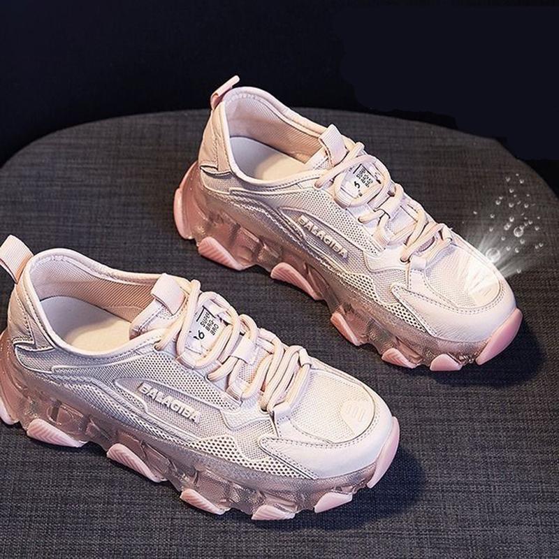 Mesh Running Shoes Woman Breathable Scarpe Donna Trainer Sneakers Zapatillas Sport Shoe Sneaker Zapatos Walking