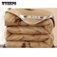 Down Duvet Warm and Comfortable Thick Warm Quilt Is Thickened By Wool In Autumn and Winter