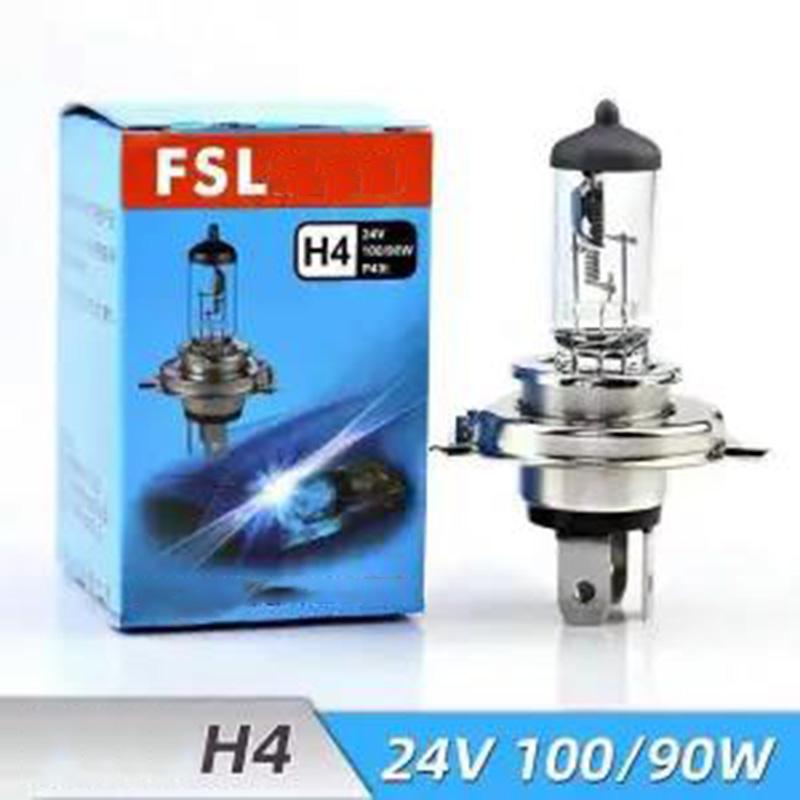 Lighting Car Lights H1 H4 H7 H3 12V/24V 100W Halogen Headlights H Super Bright 100W High Beam and Low Beam Bulb Spotlight White