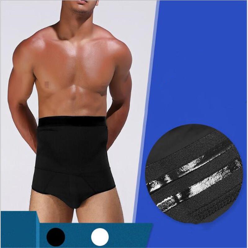 Men Corset Pants Men Waist Trimmer Belt Sauna Sweat Girdles Slimming Body Shaper Workout Corset