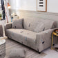 Fashion 1-4 Seaters Brown Recliner Sofa Covers Retro Recliner Sofa Cover Soft Couch Slipcovers