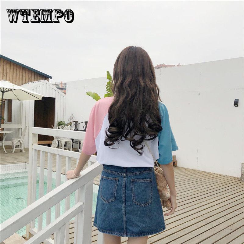 Women Summer Long Sleeve T-Shirt Casual Off Shoulder Strap Loose Top Women  Loose