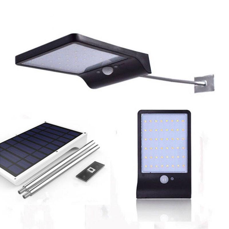 36 leds Solar Light  Adjustable With Controller Three Modes Waterproof Lamp Light For Outdoor Garden
