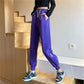 Spring and Summer Thin Harlan Korean Version of The Casual Thin Wild Student Beam Foot Sports Cotton Long Pants Ins Female