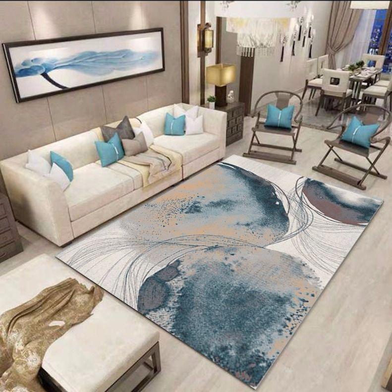 Abstract Ink Painting Carpet for Living Room Bedroom Anti-slip Large Rug Floor Mat Carpets Area Rugs
