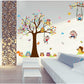 Owl tree animal party cartoon wall sticker children's room kindergarten decoration stickers