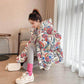 Winter Padded Jacket Women's Short Padded Jacket Printed Loose Bread Jacket Thick Fashion Jacket