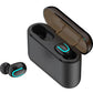 Bluetooth 5.0 Earphones TWS Wireless Headphones Earbuds for Sports Gaming with 1500mAh Charging Case