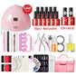 Manicure Set Nail Gel Polish Set For Manicure Nail Art Kit 54W UV Lamp Nail Dryer Extension Tool set