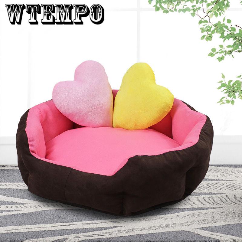 Pet Dog House Dog Bed Nest Warm Small Medium Dogs Removable Mattress Cat Bed Dog Puppy Kennel