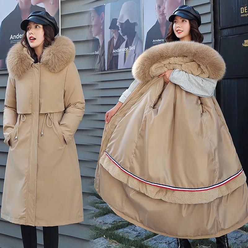 One-coat Three-wear Pie To Overcome Women's Long Winter Padded Padded Jacket