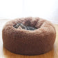 Dog Bed Mat Round Plush Cat Bed Soft Warm Pets Nest Kennel Small Pet Cushion Sleeping Sofa Cotton Bed Dogs House Winter Warm Beds Doggy Sleep Mat