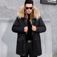 Plush Thickening Handsome Men's Winter Imitation Mink Fur Detachable Liner Imitation Fur Jacket