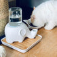 Cat Not Wet Chin Elephant Drinking Fountain Garfield Big Face Cat Drinking Bowl Anti-tipping and Anti-moisture Ceramics Watering Bowl