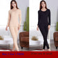 Warm Women's Underwear Plus Velvet Bottoming Shirt Women's Suit Thin Body Slimming Plus Size Pajamas Buy One Set and Get One Set Free