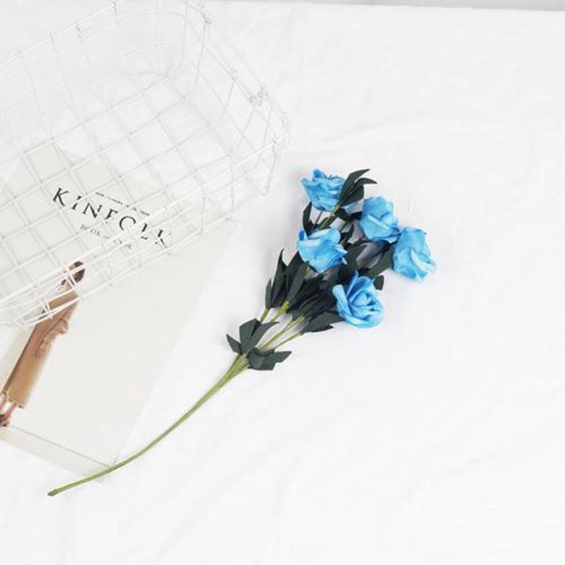 Simulation Foam Rose Fake Bouquet Living Room Flower Arrangement Fake Flower Desktop Decoration Photo Hand Stick Flower
