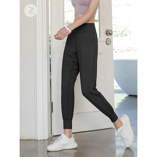 Loose Sports Yoga Pants Women's High Waist Fitness Training Pants Casual Trousers Are Thin and Quick-drying Can Be Worn Outside Gym Jogging Pants