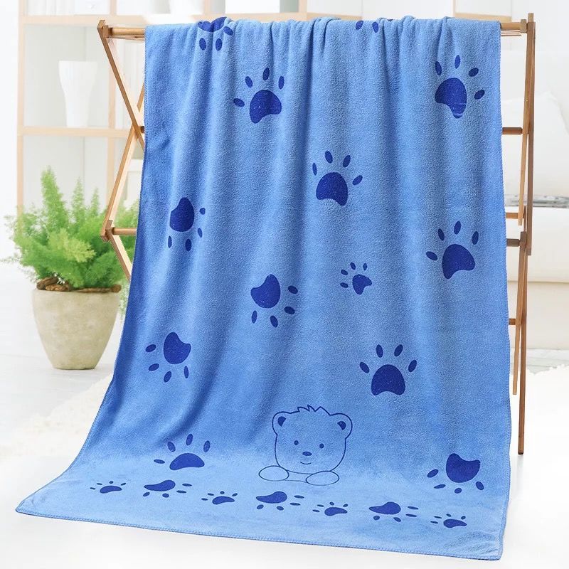 Cute Cartoon Big Towel Super Absorbent Bath Towel Bath Towel Set Is Softer Than Pure Cotton, Does Not Fade and Does Not Shed Hair