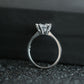 2 Kinds of Vintage Carved Silver Tail Ring Elegant Small Zircon Silver Fine Ring for Women Gift Jewelry