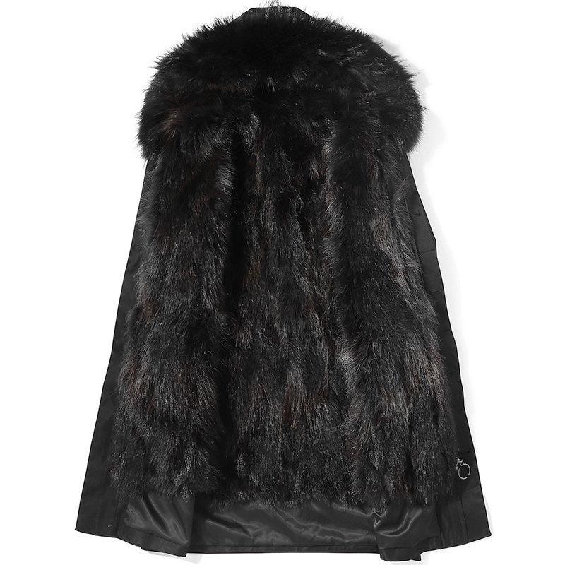 Plush Thickening Handsome Men's Winter Imitation Mink Fur Detachable Liner Imitation Fur Jacket